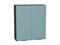 Кухонный  Шкаф верхний с 2-мя дверцами Флэт Graphite, Grey-green In 2S, 920, 800, каркас ЛДСП  Graphite, фасад ЛДСП  Grey-green In 2S,  920*800*318 sppr5VVTtoAR56923 - фото 3813975
