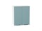 Кухонный  Шкаф верхний с 2-мя дверцами Флэт Белый, Grey-green In 2S, 720, 600, каркас ЛДСП  Белый, фасад ЛДСП  Grey-green In 2S,  716*600*318 sppr5VVTtoAR56916 - фото 3813992