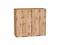 Кухонный  Шкаф верхний с 2-мя дверцами Флэт Дуб Вотан, Wotan Oak 2S, 720, 800, каркас ЛДСП  Дуб Вотан, фасад ЛДСП  Wotan Oak 2S,  716*800*318 sppr5VVTtoAR62478 - фото 3814025