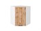 Кухонный  Шкаф верхний угловой Флэт Белый, Wotan Oak 2S, 720, каркас ЛДСП  Белый, фасад ЛДСП  Wotan Oak 2S,  716*600*600 sppr5VVTtoAR52660 - фото 3814123