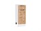 Кухонный  Шкаф нижний с 1-ой дверцей и ящиком Флэт Белый, Wotan Oak 2S, 300, каркас ЛДСП  Белый, фасад ЛДСП  Wotan Oak 2S,  816*300*478 sppr5VVTtoAR52680 - фото 3814333