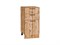 Кухонный  Шкаф нижний с 3-мя ящиками Флэт Дуб Вотан, Wotan Oak 2S, 400, каркас ЛДСП  Дуб Вотан, фасад ЛДСП  Wotan Oak 2S,  816*400*478 sppr5VVTtoAR62591 - фото 3814452
