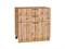 Кухонный  Шкаф нижний с 3-мя ящиками Флэт Дуб Вотан, Wotan Oak 2S, 800, каркас ЛДСП  Дуб Вотан, фасад ЛДСП  Wotan Oak 2S,  816*800*478 sppr5VVTtoAR62594 - фото 3814455