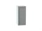 Кухонный  Шкаф верхний с 1-ой дверцей Сканди Белый, Grey Softwood, 720, 300, каркас ЛДСП  Белый, фасад МДФ  Grey Softwood,  716*300*320 sppr5VVTtoAR41316 - фото 3815464
