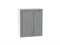 Кухонный  Шкаф верхний с 2-мя дверцами Сканди Белый, Grey Softwood, 720, 600, каркас ЛДСП  Белый, фасад МДФ  Grey Softwood,  716*600*320 sppr5VVTtoAR41589 - фото 3815678