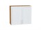 Кухонный  Шкаф верхний с 2-мя дверцами Сканди Дуб Вотан, White Softwood, 720, 800, каркас ЛДСП  Дуб Вотан, фасад МДФ  White Softwood,  716*800*318 sppr5VVTtoAR62942 - фото 3815707