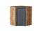 Кухонный  Шкаф верхний угловой Сканди Дуб Вотан, Graphite Softwood, 720, каркас ЛДСП  Дуб Вотан, фасад МДФ  Graphite Softwood,  716*600*600 sppr5VVTtoAR62980 - фото 3815856