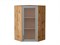 Кухонный  Шкаф верхний угловой остекленный Сканди Дуб Вотан, Grey Softwood, 920, каркас ЛДСП  Дуб Вотан, фасад МДФ/Стекло  Grey Softwood,  920*600*600 sppr5VVTtoAR62971 - фото 3815889
