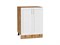 Кухонный  Шкаф нижний с 2-мя дверцами Сканди Дуб Вотан, White Softwood, 600, каркас ЛДСП  Дуб Вотан, фасад МДФ  White Softwood,  816*600*480 sppr5VVTtoAR63034 - фото 3816072