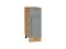 Кухонный  Шкаф нижний с 1-ой дверцей и ящиком Сканди Дуб Вотан, Grey Softwood, 300, каркас ЛДСП  Дуб Вотан, фасад МДФ  Grey Softwood,  816*300*480 sppr5VVTtoAR62996 - фото 3816110