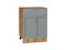 Кухонный  Шкаф нижний с 2-мя дверцами и ящиком Сканди Дуб Вотан, Grey Softwood, 600, каркас ЛДСП  Дуб Вотан, фасад МДФ  Grey Softwood,  816*600*480 sppr5VVTtoAR63030 - фото 3816143