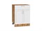 Кухонный  Шкаф нижний с 2-мя дверцами и ящиком Сканди Дуб Вотан, White Softwood, 600, каркас ЛДСП  Дуб Вотан, фасад МДФ  White Softwood,  816*600*480 sppr5VVTtoAR63026 - фото 3816147
