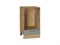Кухонный  Шкаф нижний под духовку Сканди Дуб Вотан, Grey Softwood, 450, каркас ЛДСП  Дуб Вотан, фасад МДФ  Grey Softwood,  816*450*476 sppr5VVTtoAR67119 - фото 3816278