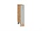 Кухонный  Шкаф нижний бутылочница Сканди Дуб Вотан, Cappuccino Softwood, 150, каркас ЛДСП  Дуб Вотан, фасад МДФ  Cappuccino Softwood,  816*150*480 sppr5VVTtoAR62984 - фото 3816304