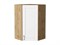 Кухонный  Шкаф верхний угловой Лофт Дуб Вотан, White Silk, 920, каркас ЛДСП  Дуб Вотан, фасад МДФ  White Silk,  920*600*600 sppr5VVTtoAR63307 - фото 3818011
