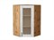 Кухонный  Шкаф верхний угловой остекленный Лофт Дуб Вотан, Nordic Oak, 920, каркас ЛДСП  Дуб Вотан, фасад МДФ/Стекло  Nordic Oak,  920*600*600 sppr5VVTtoAR63319 - фото 3818043