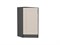 Кухонный  Шкаф нижний торцевой Лофт Graphite, Cream Silk, каркас ЛДСП  Graphite, фасад МДФ  Cream Silk,  816*296*554 sppr5VVTtoAR71601 - фото 3818445