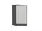 Кухонный  Шкаф нижний торцевой Лофт Graphite, Grey Silk, каркас ЛДСП  Graphite, фасад МДФ  Grey Silk,  816*296*554 sppr5VVTtoAR69736 - фото 3818446