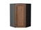 Кухонный  Шкаф верхний угловой Шале Graphite, Brown Dreamline, 920, каркас ЛДСП  Graphite, фасад МДФ  Brown Dreamline,  920*600*600 sppr5VVTtoAR53866 - фото 3819443