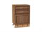 Кухонный  Шкаф нижний с 3-мя ящиками Шале Дуб Вотан, Brown Dreamline, 600, каркас ЛДСП  Дуб Вотан, фасад МДФ  Brown Dreamline,  816*600*480 sppr5VVTtoAR61393 - фото 3819591