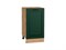 Кухонный  Шкаф нижний с 1-ой дверцей Дублин Дуб Вотан, Special Green, 450, каркас ЛДСП  Дуб Вотан, фасад МДФ  Special Green,  816*450*478 sppr5VVTtoAR73387 - фото 3821928