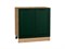 Кухонный  Шкаф нижний с 2-мя дверцами Дублин Дуб Вотан, Special Green, 800, каркас ЛДСП  Дуб Вотан, фасад МДФ  Special Green,  816*800*478 sppr5VVTtoAR73528 - фото 3821947