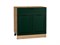 Кухонный  Шкаф нижний с 2-мя дверцами и ящиком Дублин Дуб Вотан, Special Green, 800, каркас ЛДСП  Дуб Вотан, фасад МДФ  Special Green,  816*800*478 sppr5VVTtoAR73572 - фото 3821977
