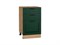 Кухонный  Шкаф нижний с 3-мя ящиками Дублин Дуб Вотан, Special Green, 500, каркас ЛДСП  Дуб Вотан, фасад МДФ  Special Green,  816*500*478 sppr5VVTtoAR73623 - фото 3822008