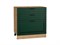 Кухонный  Шкаф нижний с 3-мя ящиками Дублин Дуб Вотан, Special Green, 800, каркас ЛДСП  Дуб Вотан, фасад МДФ  Special Green,  816*800*478 sppr5VVTtoAR73633 - фото 3822010