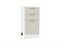 Кухонный гарнитур модульный Ницца-04, каркас ЛДСП  Белый, фасад МДФ/Стекло  Агат,  2340*3200/2700*600 sppr5VVTtoAR77626