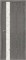 Межкомнатная дверь   Порта-51 SA Grey Crosscut Silver Art 200*60,  модерн,  остекленные,  Композитный мебельный щит на основе высококачественного соснового бруса и MDF, тамбурат, HDF. spBRV089-0025 - фото 3833225