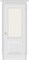 Межкомнатная дверь   Классико-13 Virgin White Сrystal 200*60,  классика,  остекленные,  Композитный мебельный щит на основе высококачественного соснового бруса и MDF. spBRV097-0230 - фото 3833378