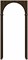 Арка портал   Бравo Dark Barnwood 230*70-150*40,  классика,  ,  МДФ. spBRV016-0521 - фото 3833684