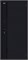Входная дверь   Лайнер-3 Total Black/Off-white 205*86 левое,  модерн,  панель/панель, spBRV033-2120 - фото 3834053