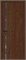 Межкомнатная дверь   Браво-1.55 Brown Dreamline Mirox Grey 200*60,  модерн,  остекленные, spBRV153-1031 - фото 3834058