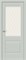 Межкомнатная дверь   Прима-3 Grey Matt White Сrystal 200*60,  неоклассика,  остекленные, spBRV066-0150 - фото 3834082