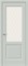 Межкомнатная дверь   Неоклассик-33 Grey Matt White Сrystal 200*60,  неоклассика,  остекленные, spBRV066-0198 - фото 3834094