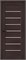 Межкомнатная дверь   Браво-22 Wenge Melinga Magic Fog 200*60,  модерн,  остекленные, spBRV153-1116 - фото 3834157