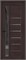 Межкомнатная дверь   Браво-27 Wenge Melinga Mirox Grey 200*60,  модерн,  остекленные, spBRV153-1296 - фото 3834195