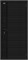 Входная дверь   Лайнер-3 Black Carbon/Off-white 205*86 левое,  модерн,  панель/панель, spBRV033-2160 - фото 3834259
