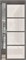 Межкомнатная дверь   Твигги-11.3 Grey Melinga Magic Fog 200*60,  модерн,  остекленные, spBRV153-1439 - фото 3834357