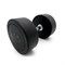 Гантель UNIX Fit PRO круглая обрезиненная 27,5 кг / шт. msk25 unt_DBRND27_5PBK - фото 3845428