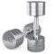 Гантель UNIX Fit PRO круглая хромированная 9 кг, 2 шт. msk25 unt_DBRND9PCEx2 - фото 3845572