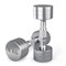 Гантель UNIX Fit PRO круглая хромированная 4 кг, 2 шт. msk25 unt_DBRND4PCEx2 - фото 3845577