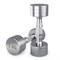 Гантель UNIX Fit PRO круглая хромированная 3 кг, 2 шт. msk25 unt_DBRND3PCEx2 - фото 3845578