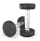 Гантель UNIX Fit PRO круглая обрезиненная 2,5 кг, 2 шт. msk25 unt_DBRND2_5PBKx2 - фото 3845602