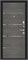 Дверь входная  205*96 Bravo R Лайн, Букле черное/Grey Melinga, Левое sp2510BR_033-2198