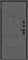 Дверь входная  205*86 Bravo R Граффити-1 Инсайд/SBlack, Букле черное/Slate Art, Левое sp2510BR_033-2634