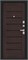 Дверь входная  205*86 Bravo R Техно/BChrome, Букле черное/Wenge Melinga, Левое sp2510BR_033-2578