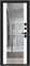Дверь входная  205*86 Bravo R Вижн/SBlack, Black Shell/White Silk, Левое с зеркалом sp2510BR_033-2706